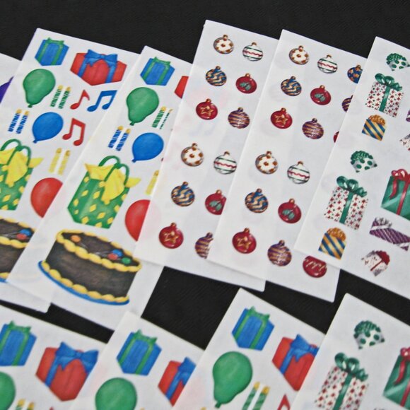 Creative Memories  Stickers, Christmas, Confetti, Sledding, Winter Birthday, - Picture 6 of 12